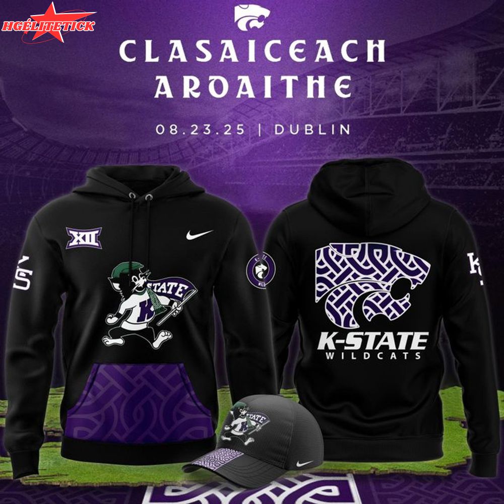 K-State Football CFBireland Game 2025 Hoodie K-State Football CFBireland Game 2025 Hoodie