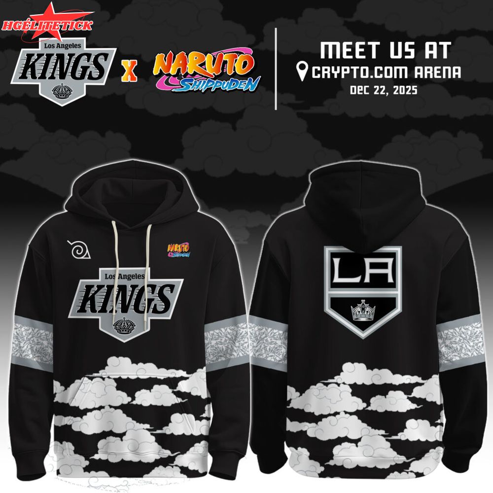 LA KINGS NARUTO GAME NIGHT HOODIE LIMITED EDITON LA KINGS NARUTO GAME NIGHT HOODIE LIMITED EDITON