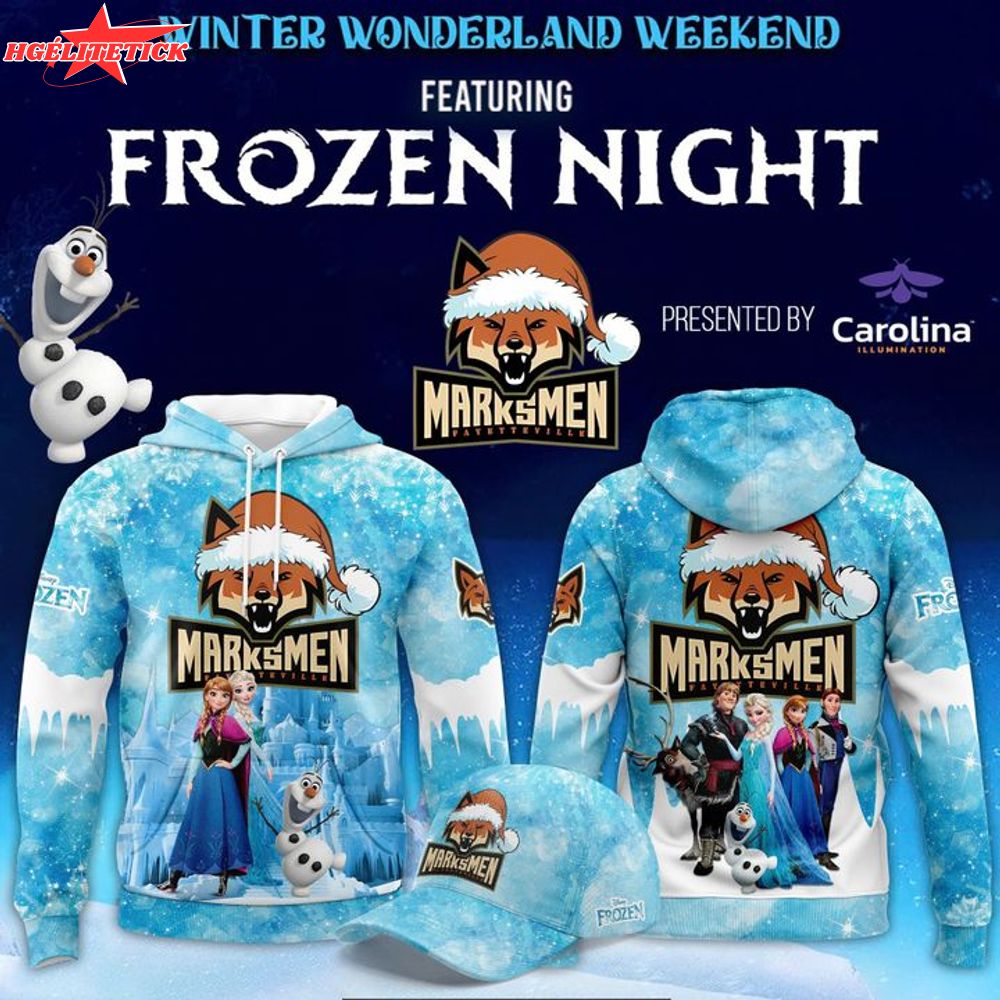 Limited Edition Fayetteville Marksmen '' Frozen Night '' Hoodie Limited Edition Fayetteville Marksmen '' Frozen Night '' Hoodie