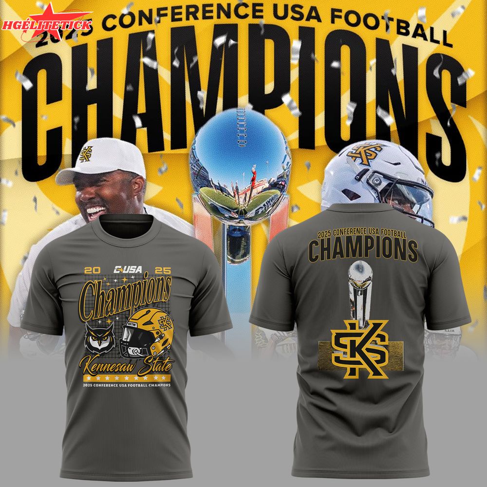 Limited Edition K.State 2025 CUSA Football Champs Shirt Limited Edition K.State 2025 CUSA Football Champs Shirt