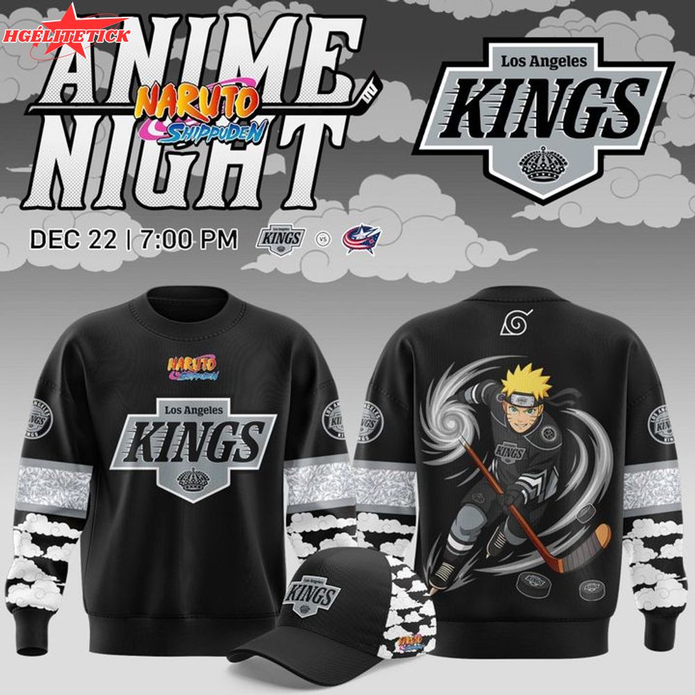Limited Edition Los Angeles Kings '' Anime Night '' Naruto Shippuden Sweatshirt 2025 Limited Edition Los Angeles Kings '' Anime Night '' Naruto Shippuden Sweatshirt 2025