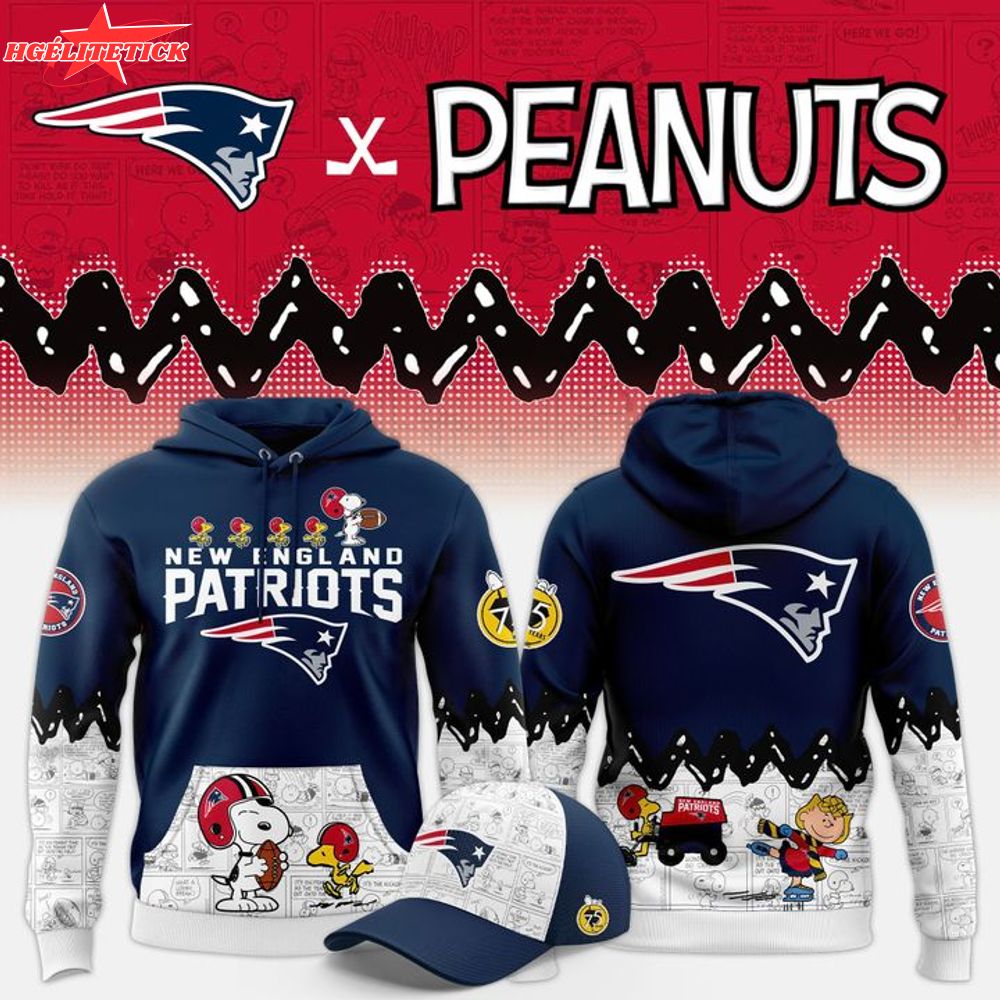 Limited Edition New England Patriots '' Peanuts Night '' Hoodie 2025 Limited Edition New England Patriots '' Peanuts Night '' Hoodie 2025