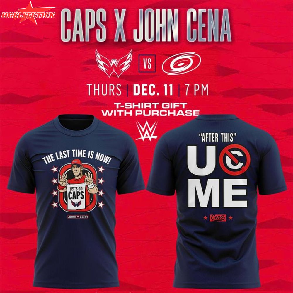 Limited Edition Washington Capitals x John Cena T-shirt(Navy) Limited Edition Washington Capitals x John Cena T-shirt(Navy)