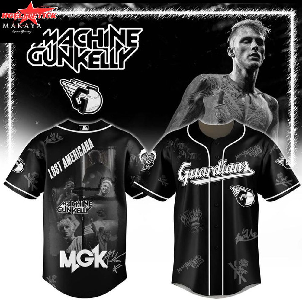 Limited edition mgk x Cleveland Guardians Jerseys Limited edition mgk x Cleveland Guardians Jerseys
