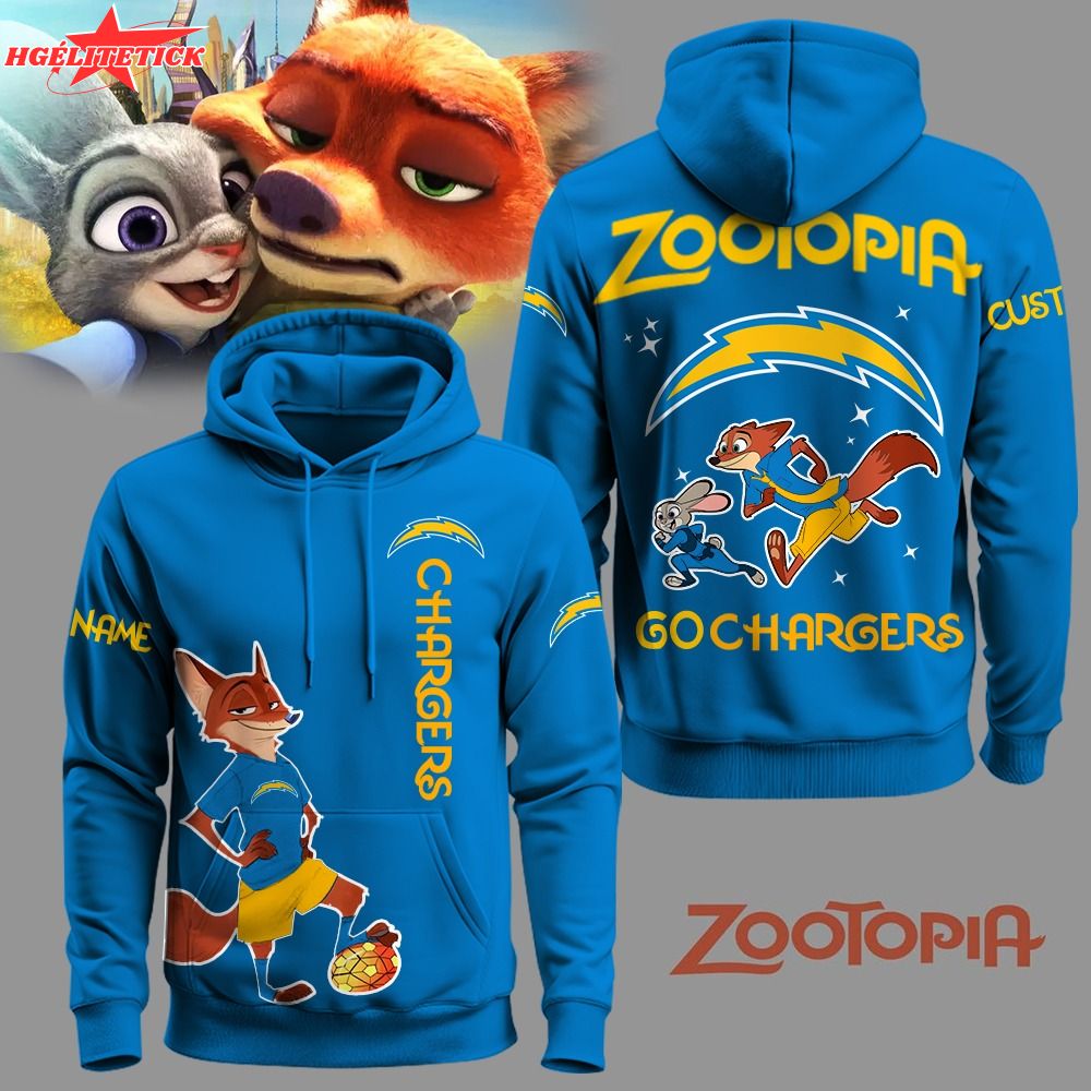 Los Angeles Chargers Football Zootopia Hoodie 2025 Limited Edition-3D Unisex Hoodie Los Angeles Chargers Football Zootopia Hoodie 2025 Limited Edition-3D Unisex Hoodie