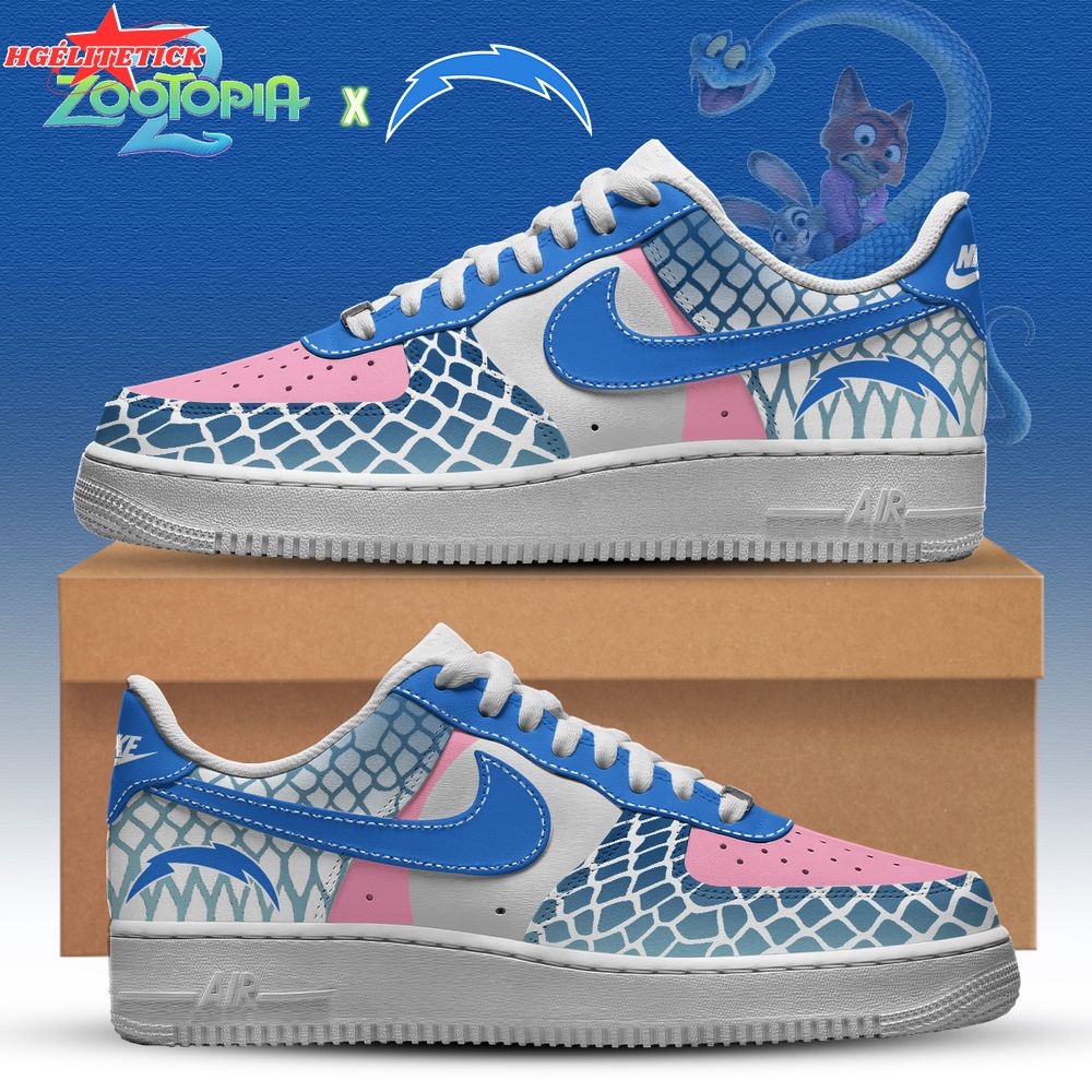 Los Angeles Chargers x Zootopia 2 Air Force 1 Limited Edition Los Angeles Chargers x Zootopia 2 Air Force 1 Limited Edition