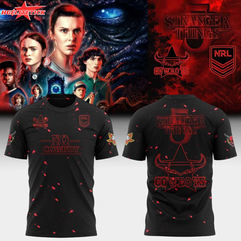 NQ Cowboys Stranger Things 5 Combo Shirt NQ Cowboys Stranger Things 5 Combo Shirt