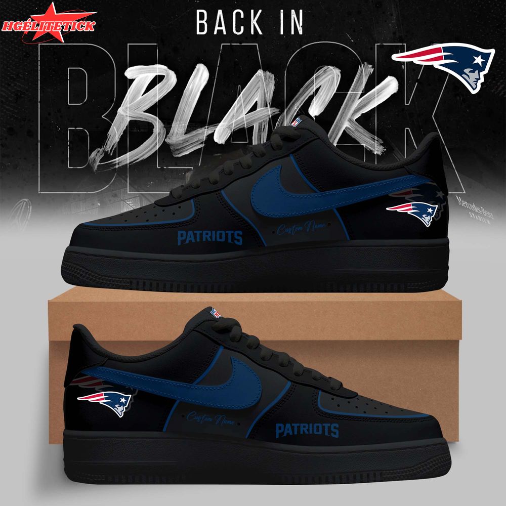 New England Patriots – 2025 Back In Black Limited Edition AF1 New England Patriots – 2025 Back In Black Limited Edition AF1
