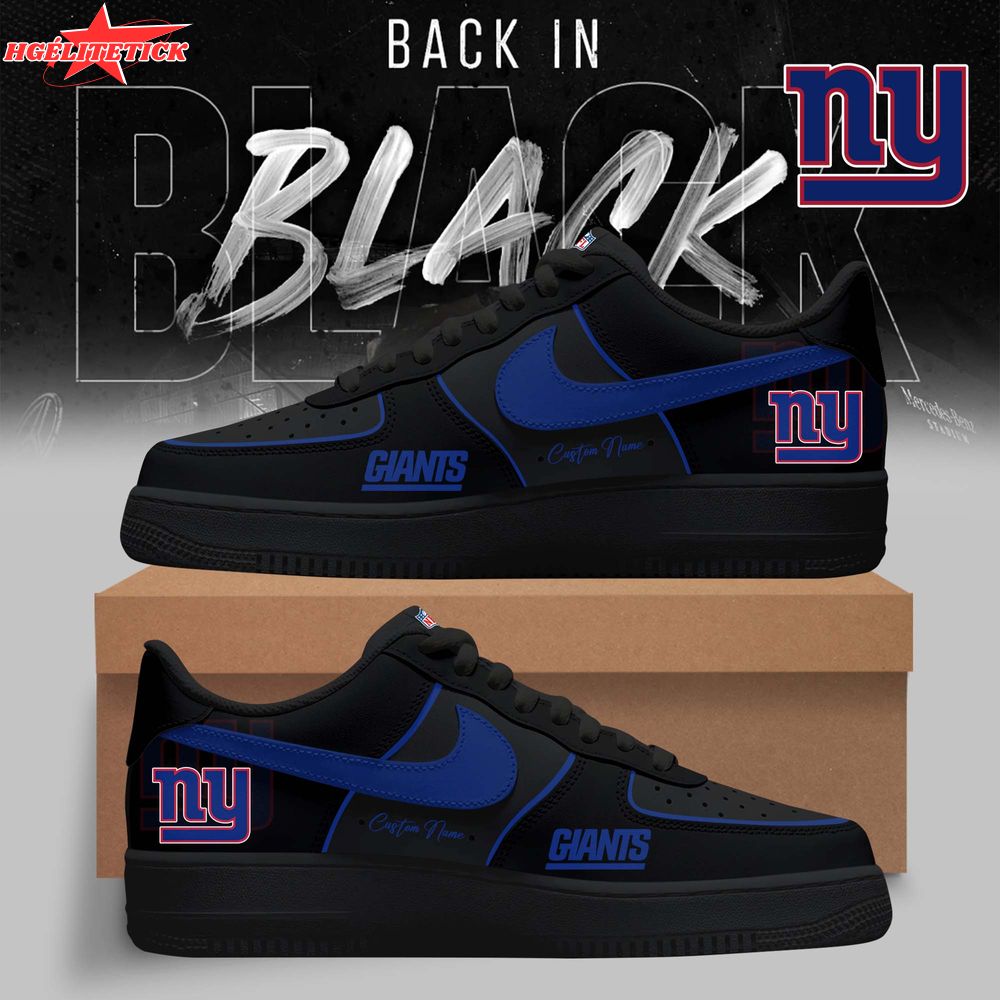 New York Giants – 2025 Back In Black Limited Edition AF1 New York Giants – 2025 Back In Black Limited Edition AF1