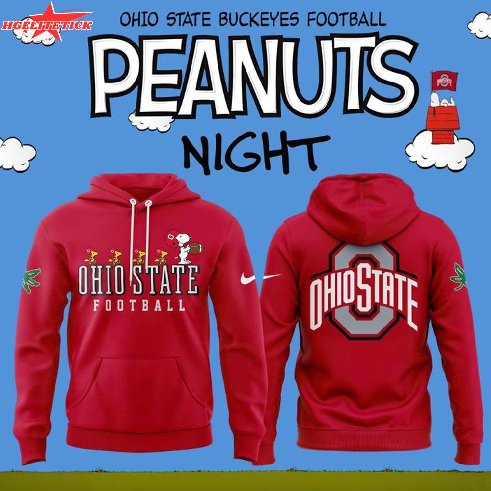 Ohio State Football x Peanuts Night 2025 Hoodie Ohio State Football x Peanuts Night 2025 Hoodie
