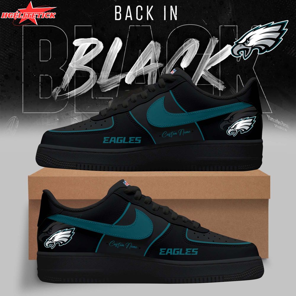 Philadelphia Eagles – 2025 Back In Black Limited Edition AF1 Philadelphia Eagles – 2025 Back In Black Limited Edition AF1