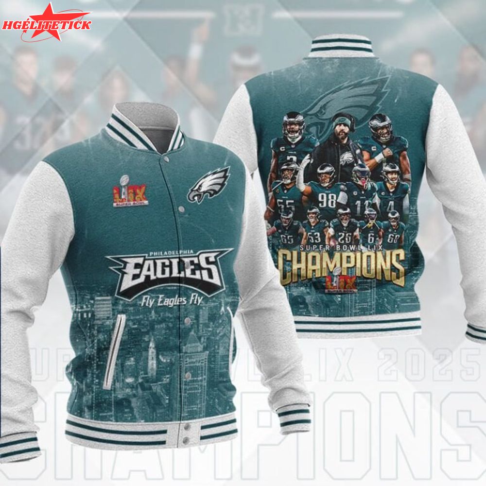 Philadelphia Eagles Baseball Jacket Philadelphia Eagles Baseball Jacket