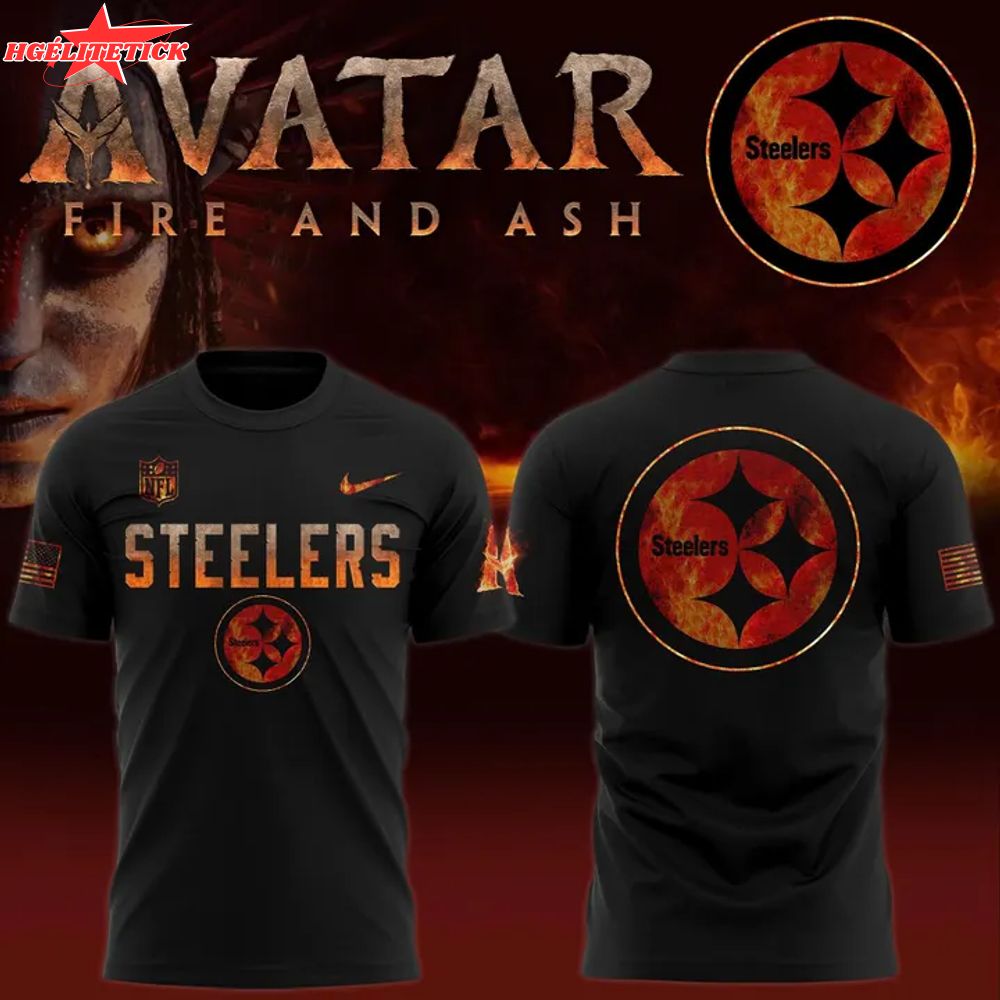 Pittsburgh Steelers Avatar Special Edition Flame T-shirt Pittsburgh Steelers Avatar Special Edition Flame T-shirt