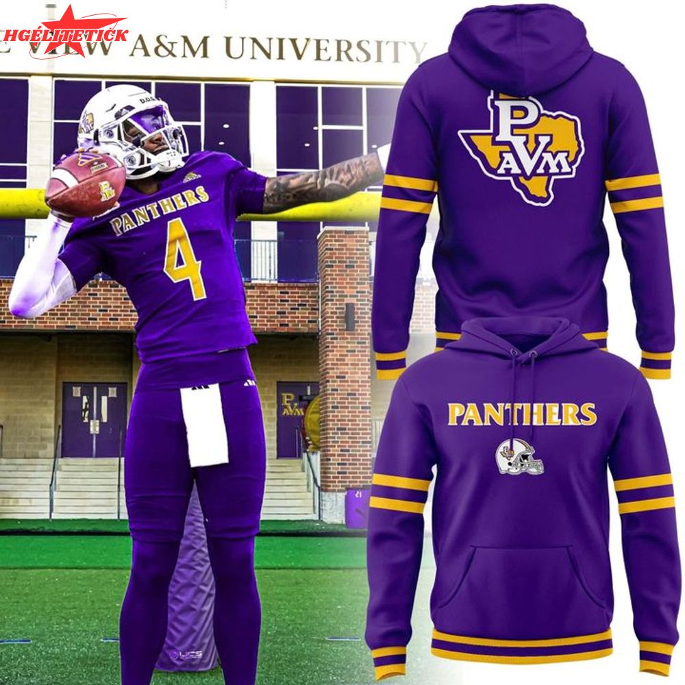 Prairie View A&M Football Celebration Bowl Panther Hoodie - Special Edition Prairie View A&M Football Celebration Bowl Panther Hoodie - Special Edition