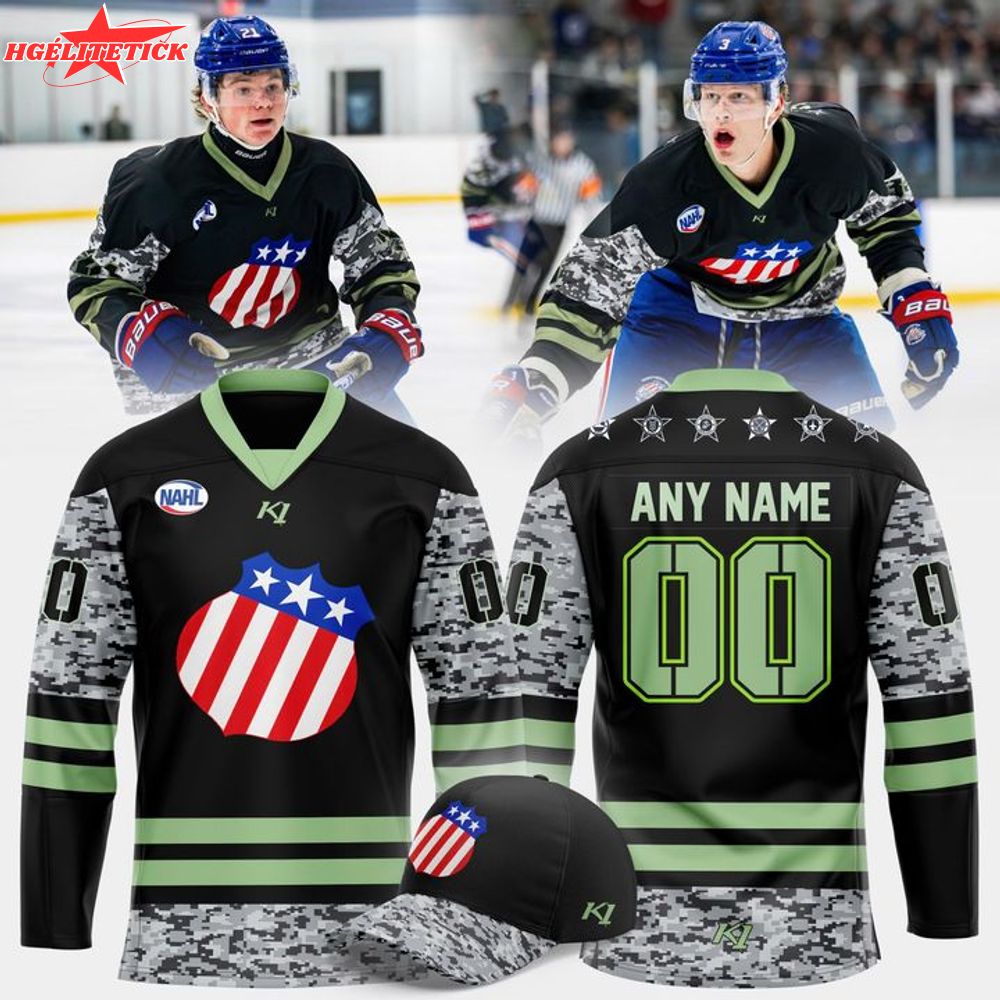 Rochester Jr. Americans 2025 Military Appreciation Jerseys Rochester Jr. Americans 2025 Military Appreciation Jerseys