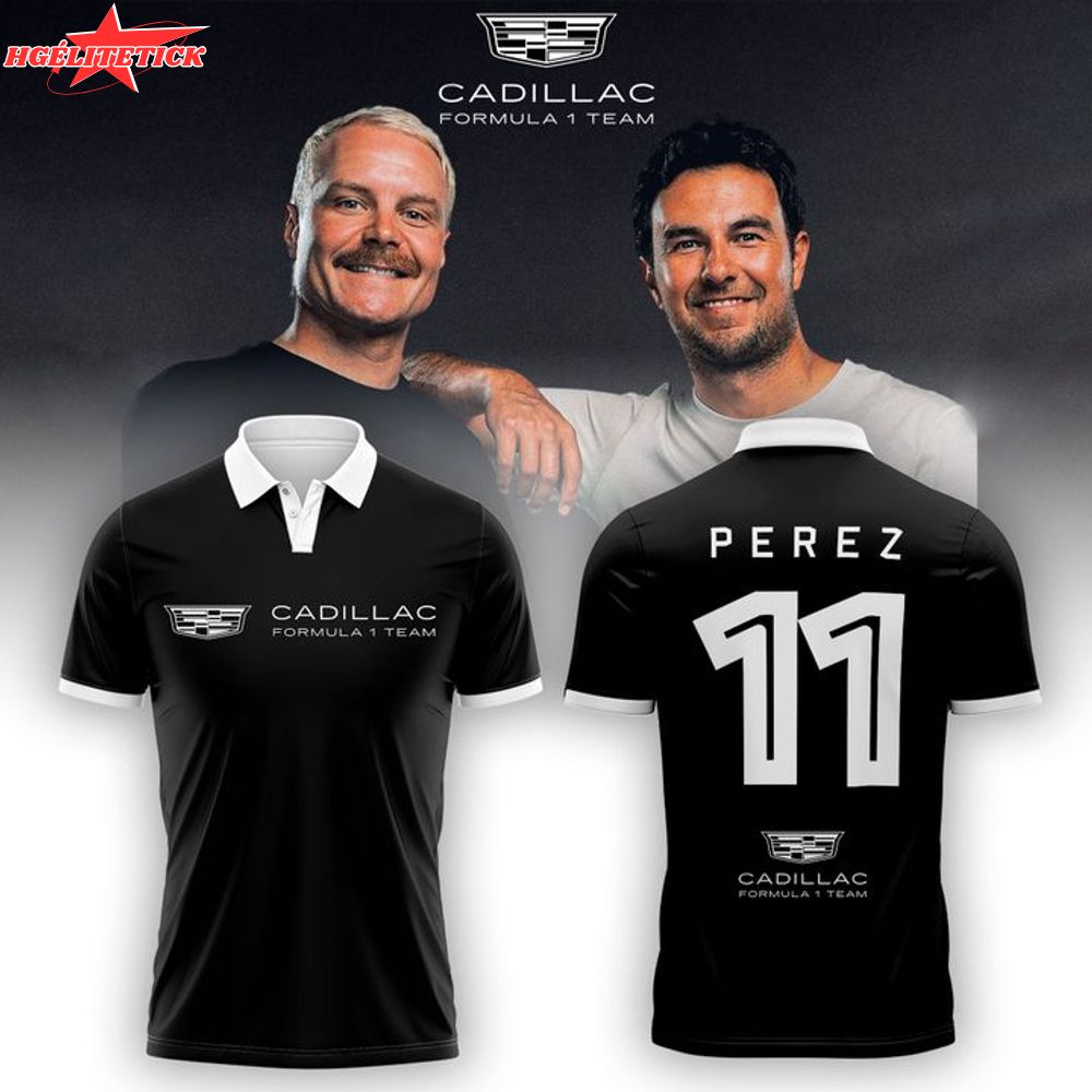 SERGIO PEREZ CADILLAC POLO (Black) SERGIO PEREZ CADILLAC POLO (Black)