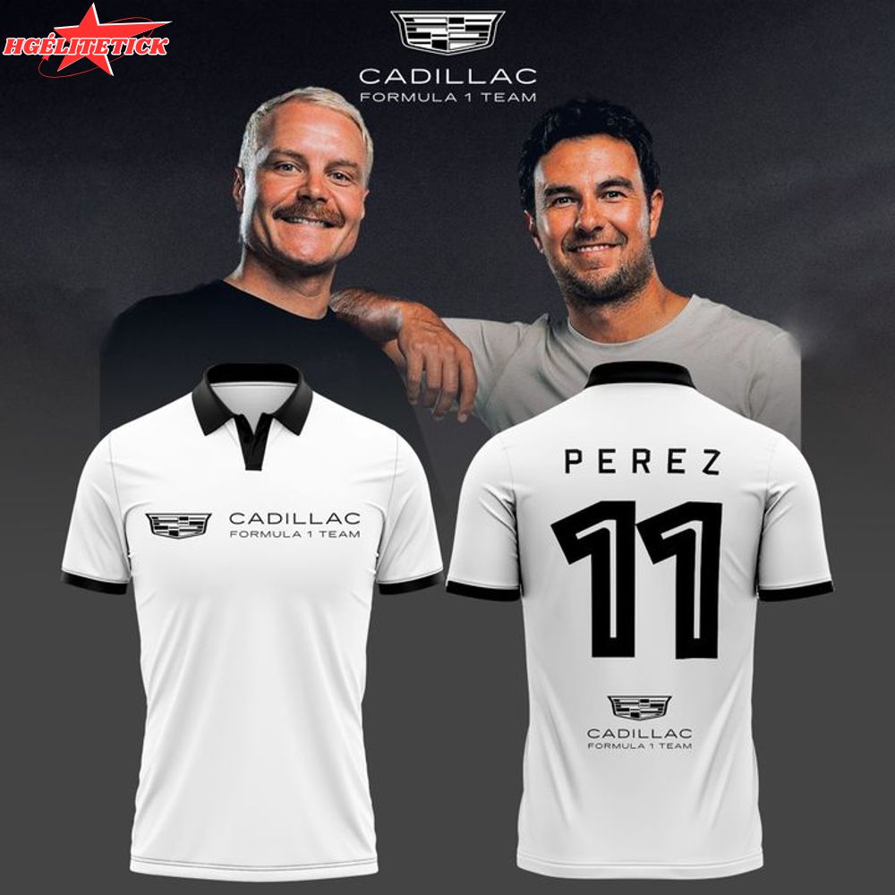SERGIO PEREZ CADILLAC POLO (White) SERGIO PEREZ CADILLAC POLO (White)
