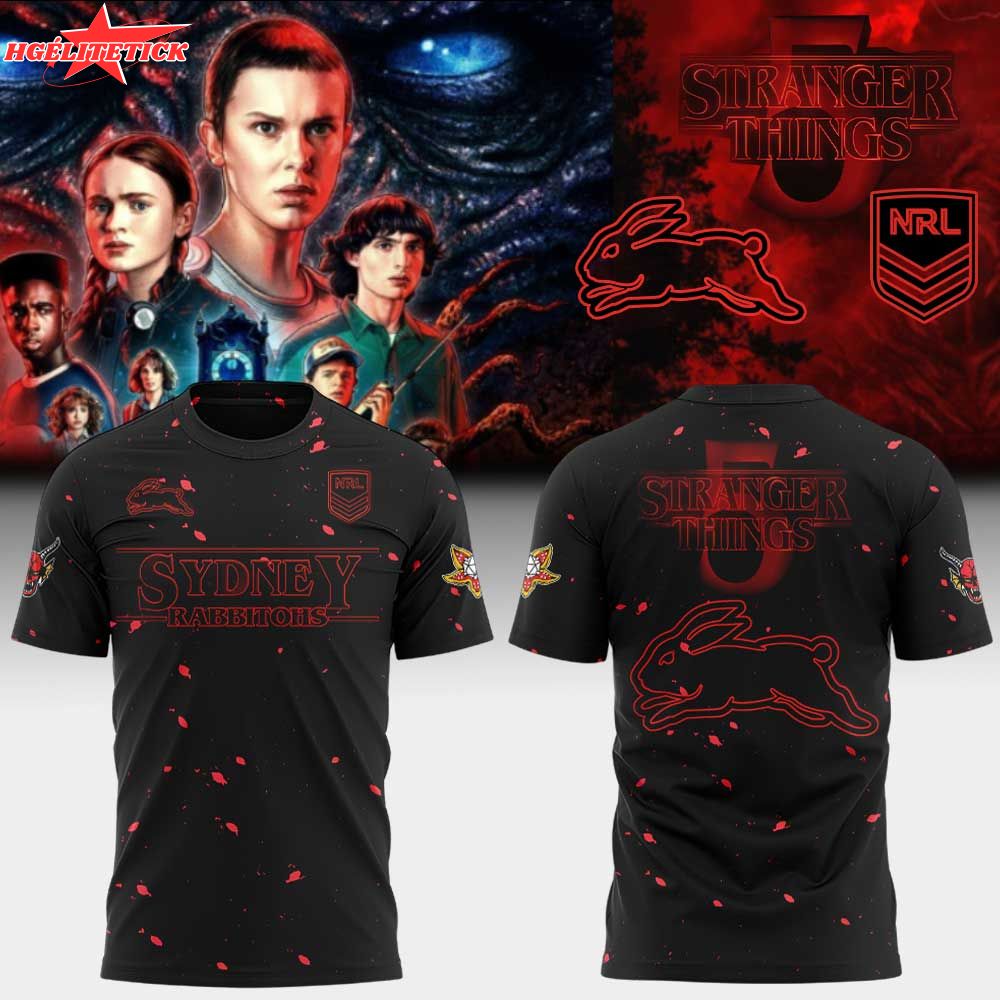S.S Rabbitohs Stranger Things 5 Combo Shirt S.S Rabbitohs Stranger Things 5 Combo Shirt