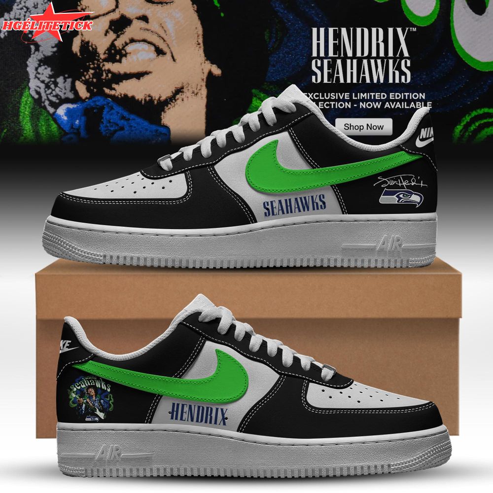 Seahawks Collection x Jimi Hendrix™ Limited Air Force 1 Seahawks Collection x Jimi Hendrix™ Limited Air Force 1