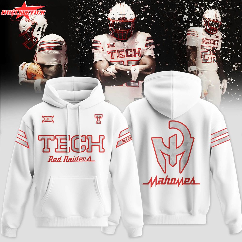 Texas Tech 2025 Mahomes “Galvanized Iced” Limited Hoodie Texas Tech 2025 Mahomes “Galvanized Iced” Limited Hoodie