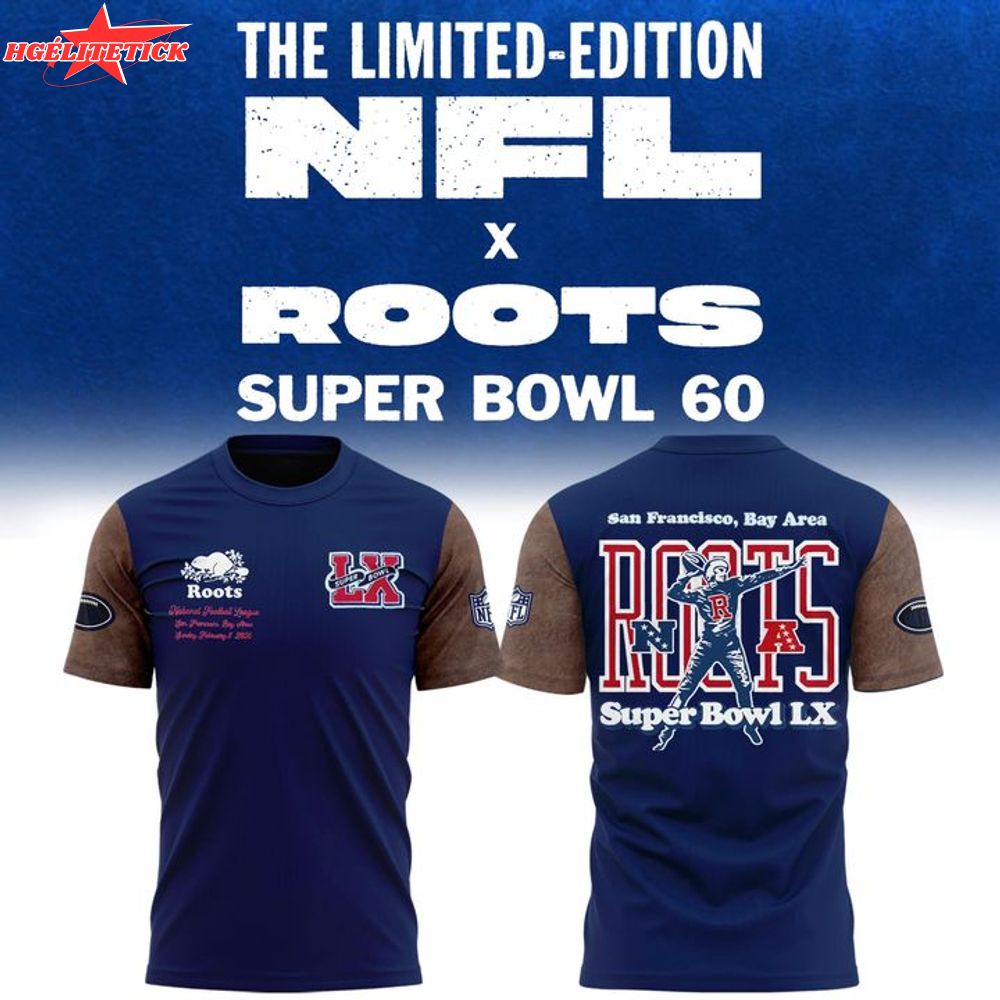 The NFL Canada x Roots collection 2025 New T-shirt The NFL Canada x Roots collection 2025 New T-shirt