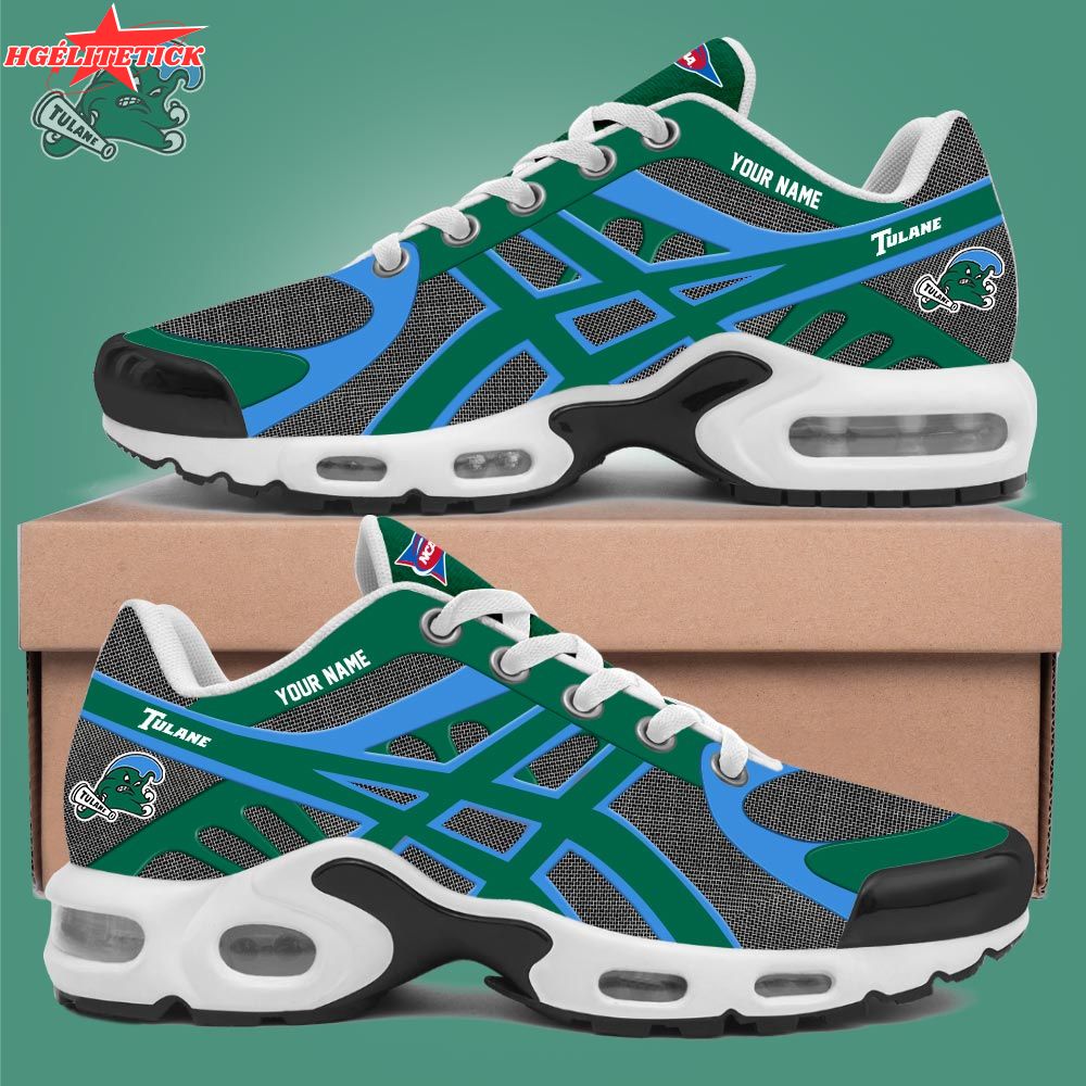 Tulane Green Wave Football 2025 Air Max Plus Sneakers Limited Edition V1 Tulane Green Wave Football 2025 Air Max Plus Sneakers Limited Edition V1