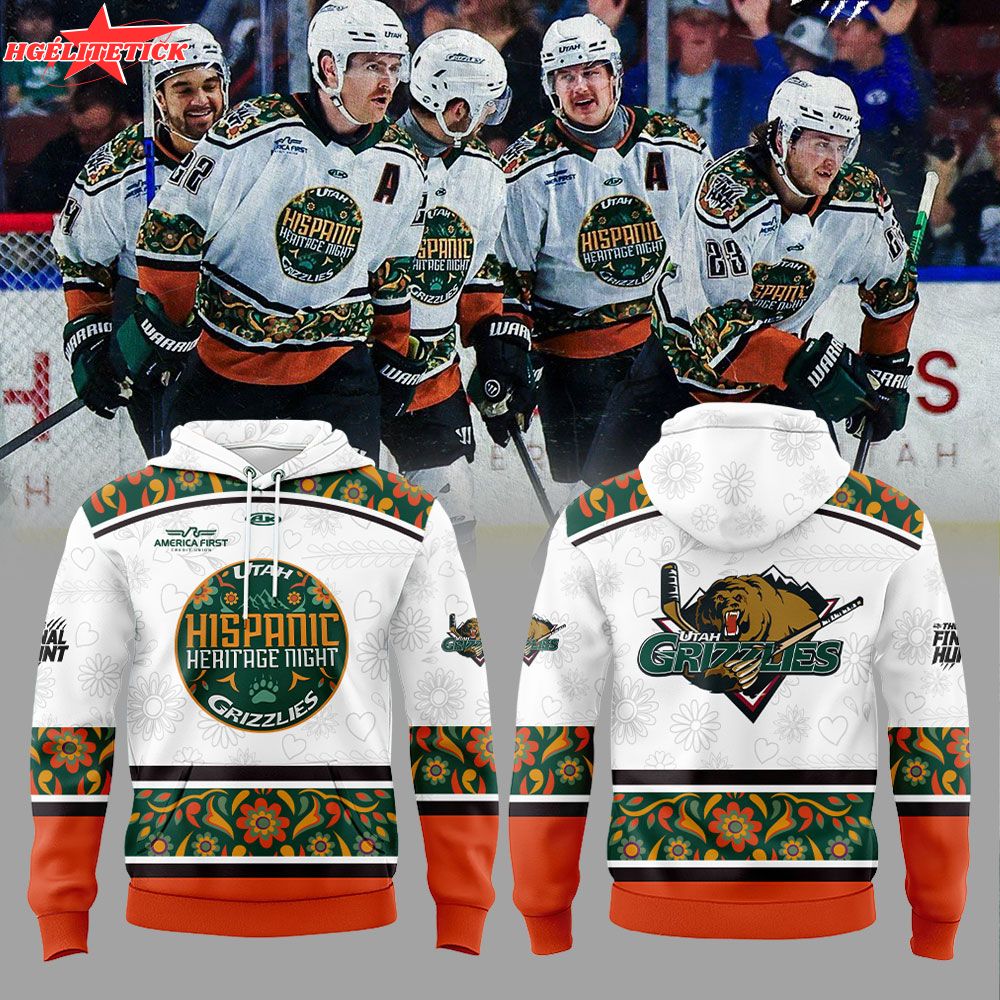 Utah Grizzlies Hispanic Heritage Night! 2025 Combo Hoodie Utah Grizzlies Hispanic Heritage Night! 2025 Combo Hoodie