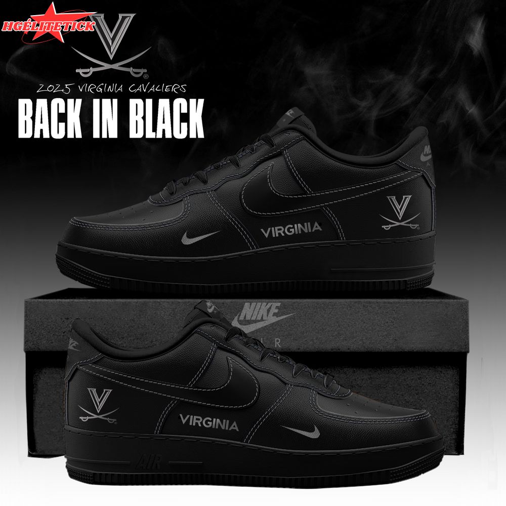 Virginia Cavaliers ‘Back in Black’ 2025 Special Edition AF1 Sneakers Virginia Cavaliers ‘Back in Black’ 2025 Special Edition AF1 Sneakers