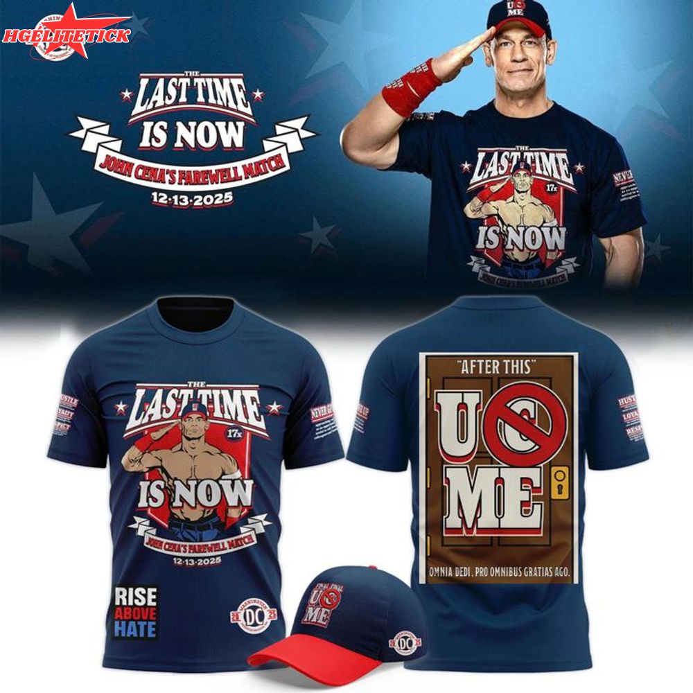 WWE John Cena Farewell 2025 Washington D.C T-Shirt WWE John Cena Farewell 2025 Washington D.C T-Shirt