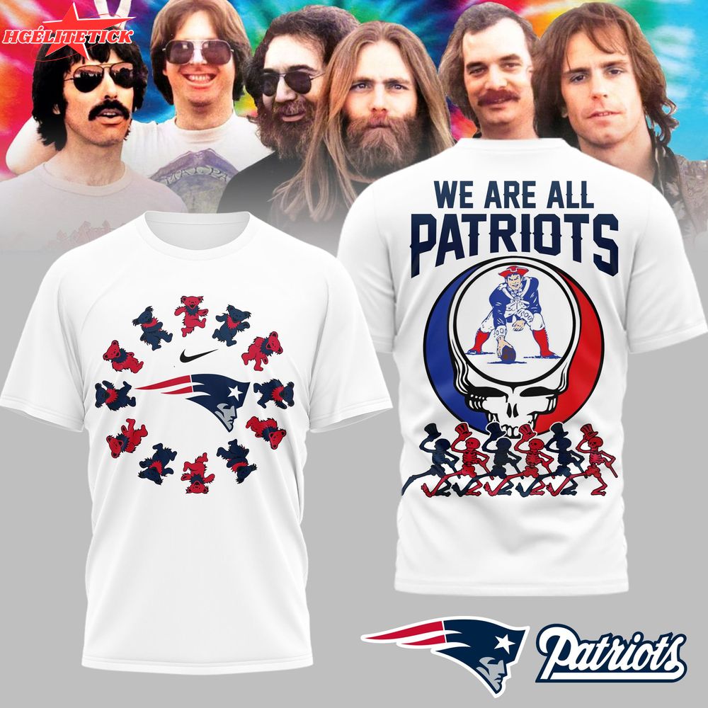 New England Patriots | Premium NFL We Are All Patriots 3D Shirt New England Patriots | Premium NFL We Are All Patriots 3D Shirt